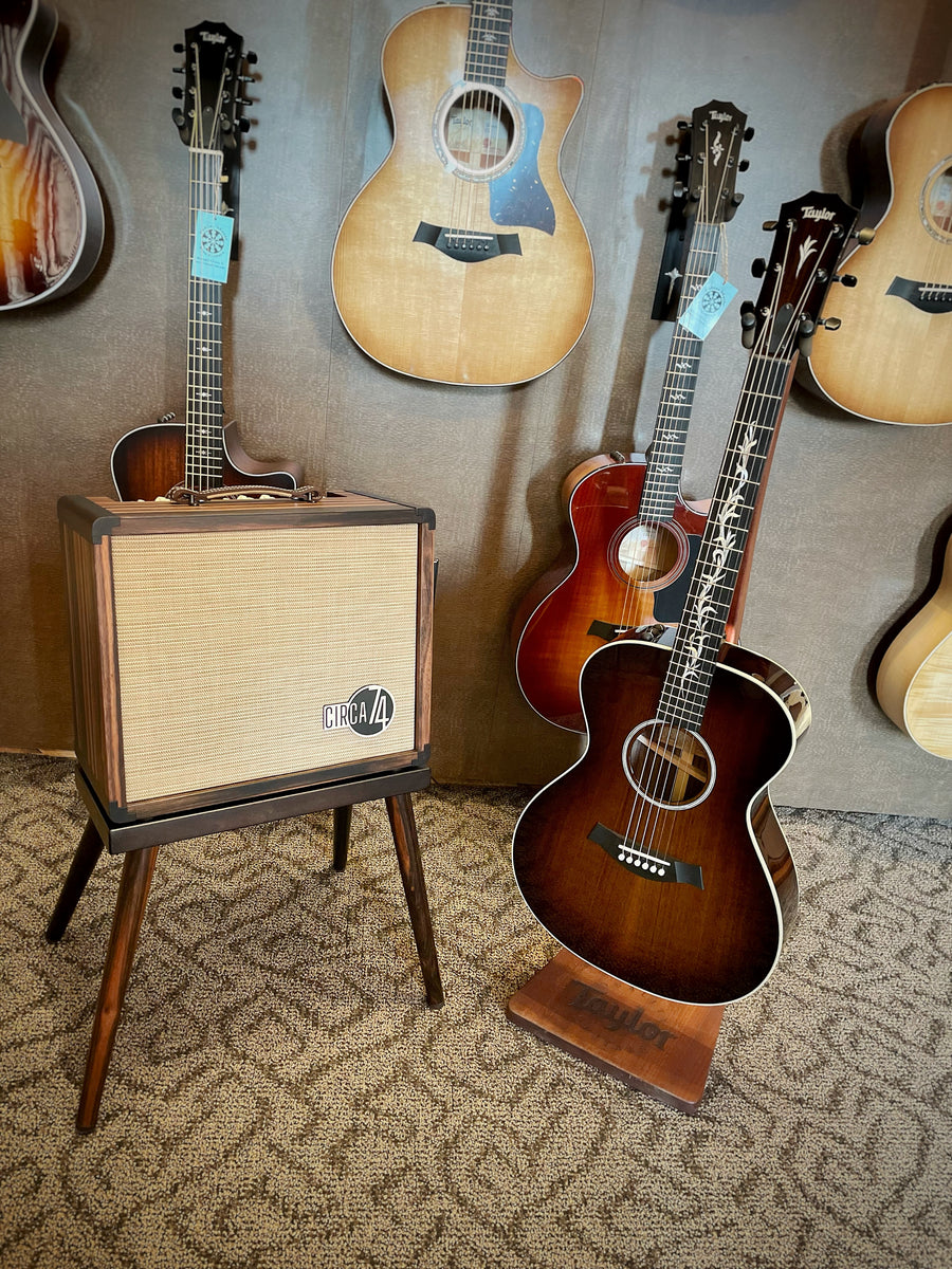 Acoustic guitar shops cabinet