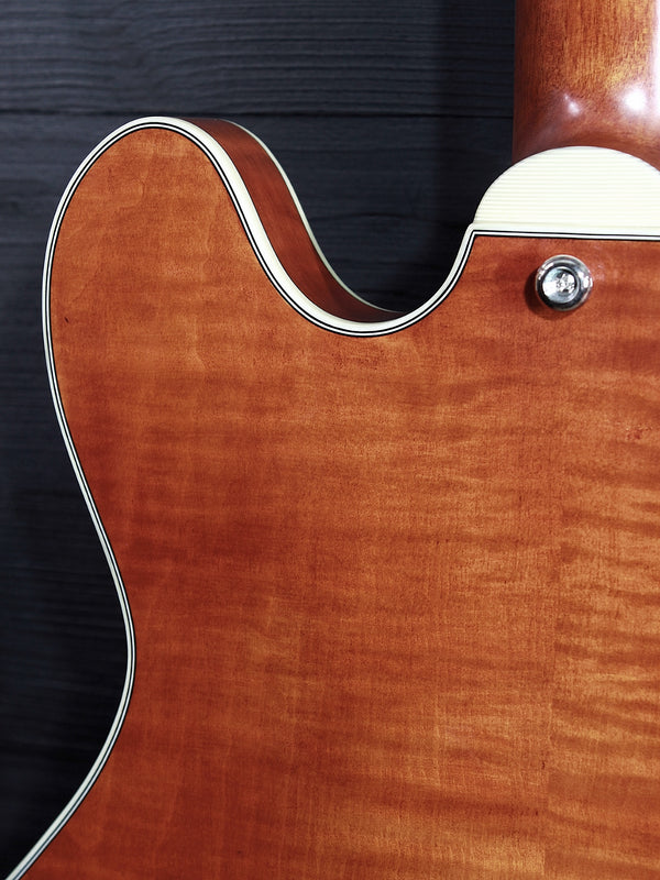 Eastman T59/TV-AMB Amber Truetone Varnish Semi-Hollowbody Maple Electric Guitar