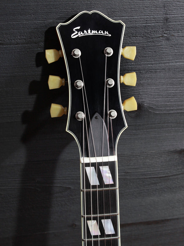 Eastman T59/TV-AMB Amber Truetone Varnish Semi-Hollowbody Maple Electric Guitar