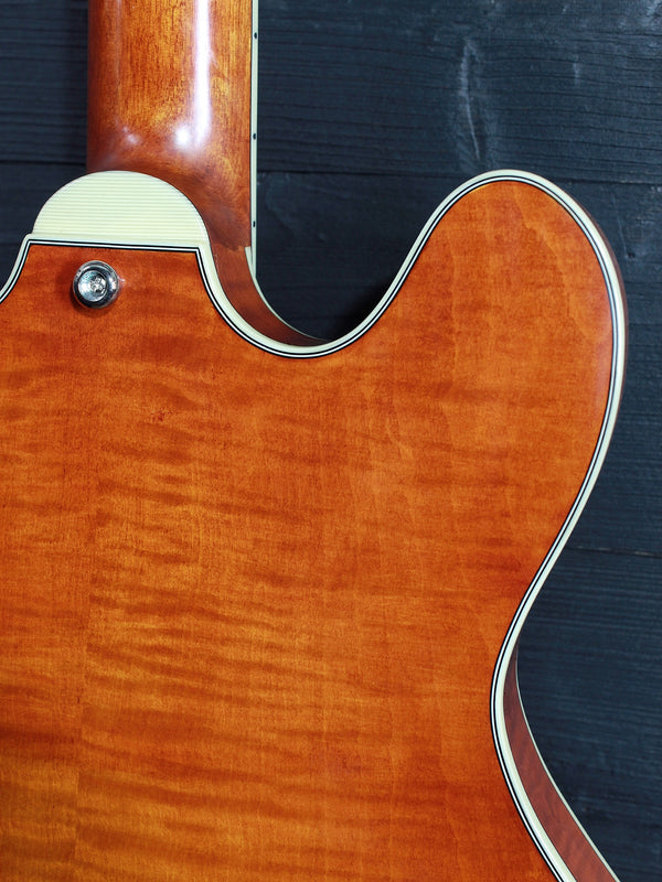 Eastman T59/TV-AMB Amber Truetone Varnish Semi-Hollowbody Maple Electric Guitar