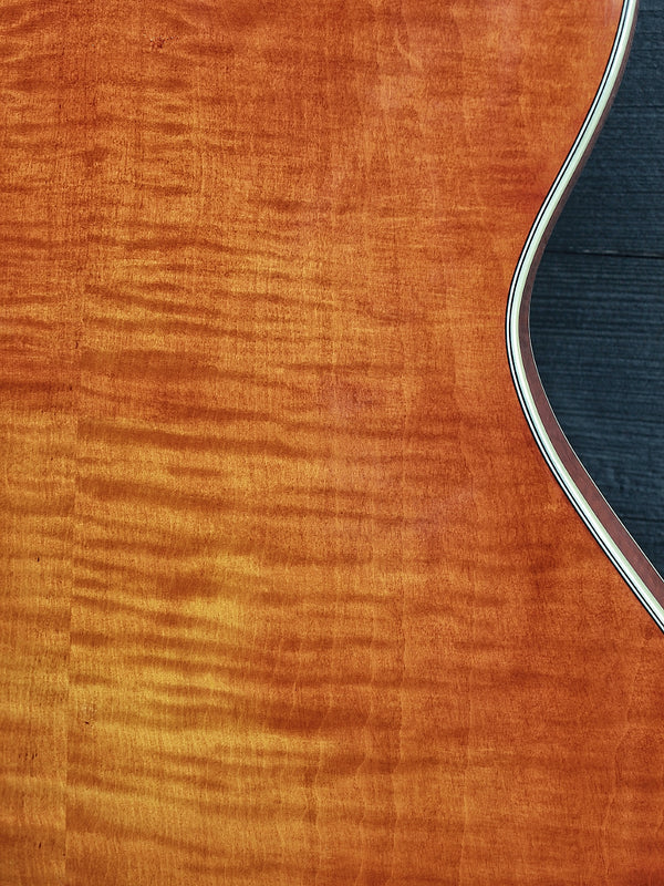 Eastman T59/TV-AMB Amber Truetone Varnish Semi-Hollowbody Maple Electric Guitar