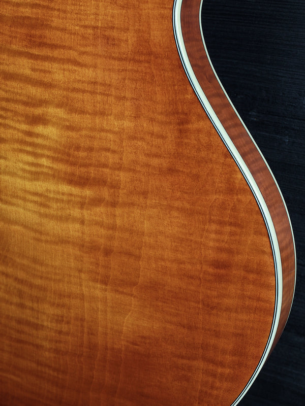 Eastman T59/TV-AMB Amber Truetone Varnish Semi-Hollowbody Maple Electric Guitar