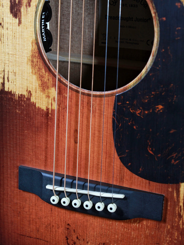 Martin D Jr E StreetLegend Burst Dreadnought Junior - Solid Wood Acoustic-Electric Guitar