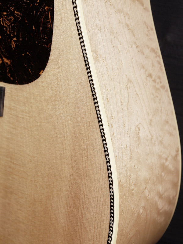 Martin Custom Shop Expert HD28 Style Birdseye Maple Dreadnought Acoustic Guitar