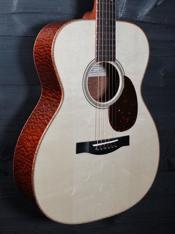 Santa Cruz Guitar Company Custom OM Quilted Sapele / Moon Spruce