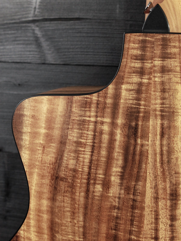 Taylor Custom 224ce K-DLX - Koa Deluxe Natural Matte Finish Acoustic-Electric Guitar