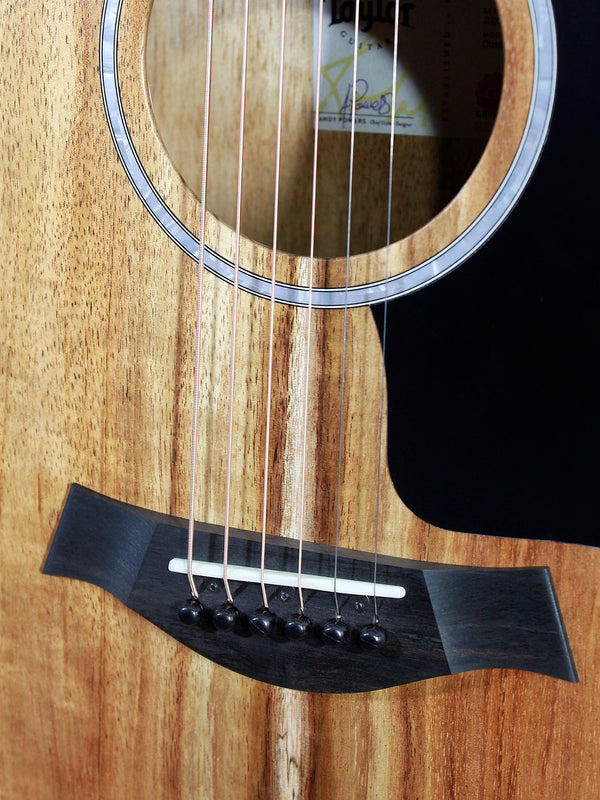 Taylor Custom 224ce K-DLX - Koa Deluxe Natural Matte Finish Acoustic-Electric Guitar