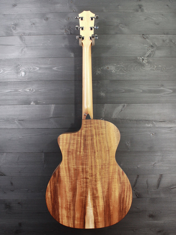 Taylor Custom 224ce K-DLX - Koa Deluxe Natural Matte Finish Acoustic-Electric Guitar