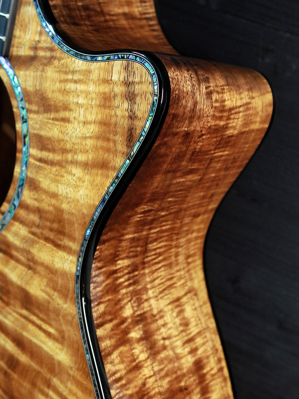 Taylor Custom Grand Auditorium Hand-Selected Premium Grade Koa Acoustic Guitar