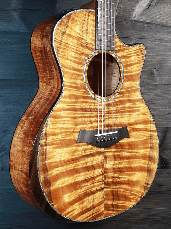 Taylor Custom Grand Auditorium Hand-Selected Premium Grade Koa Acoustic Guitar