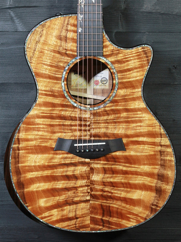 Taylor Custom Grand Auditorium Hand-Selected Premium Grade Koa Acoustic Guitar