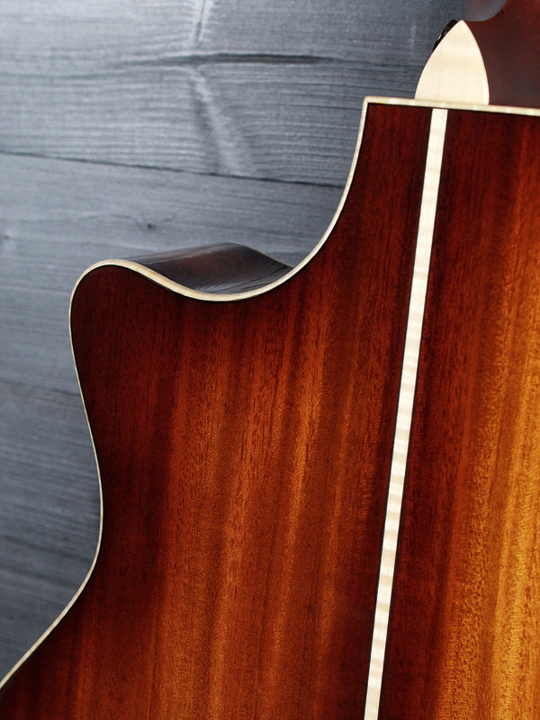 Custom Taylor GA NAMM / Catch #6 C24ce Ribbon Mahogany Acoustic Guitar