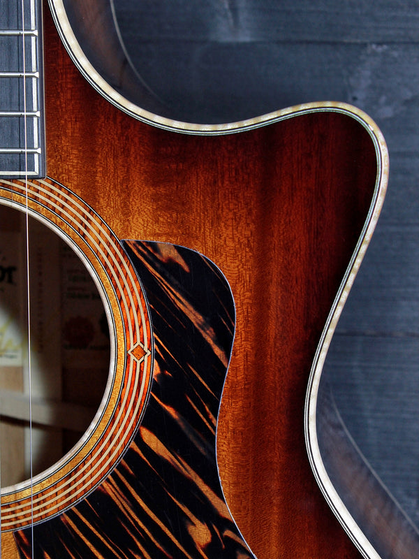 Custom Taylor GA NAMM / Catch #6 C24ce Ribbon Mahogany Acoustic Guitar