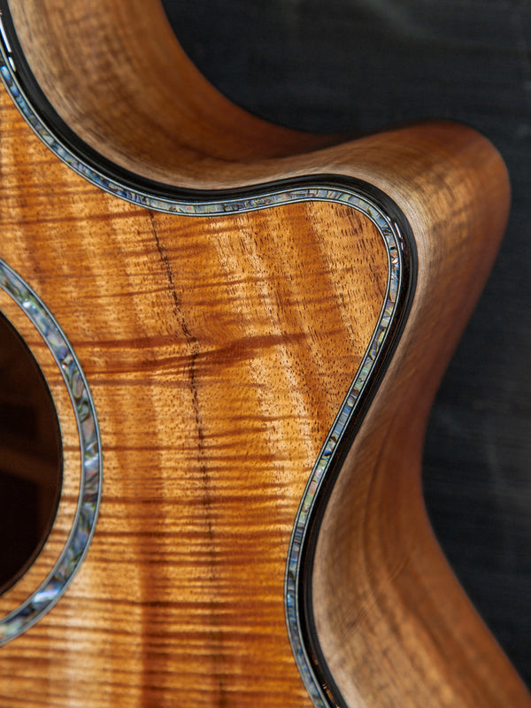 Taylor Custom Grand Auditorium Hand-Selected Premium Grade Koa Acoustic Guitar