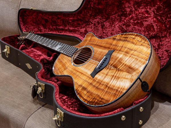 Taylor Custom Grand Auditorium Hand-Selected Premium Grade Koa Acoustic Guitar