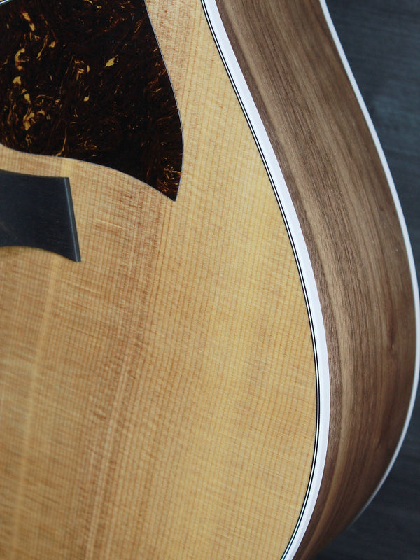 Taylor 212ce Walnut Grand Concert Acoustic-Electric Guitar - Natural Demo Model