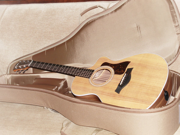 Taylor 212ce Walnut Grand Concert Acoustic-Electric Guitar - Natural Demo Model