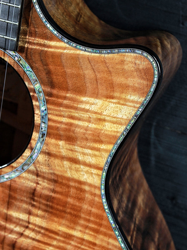 Taylor Custom Grand Auditorium Hand-Selected Premium Grade Koa Acoustic Guitar