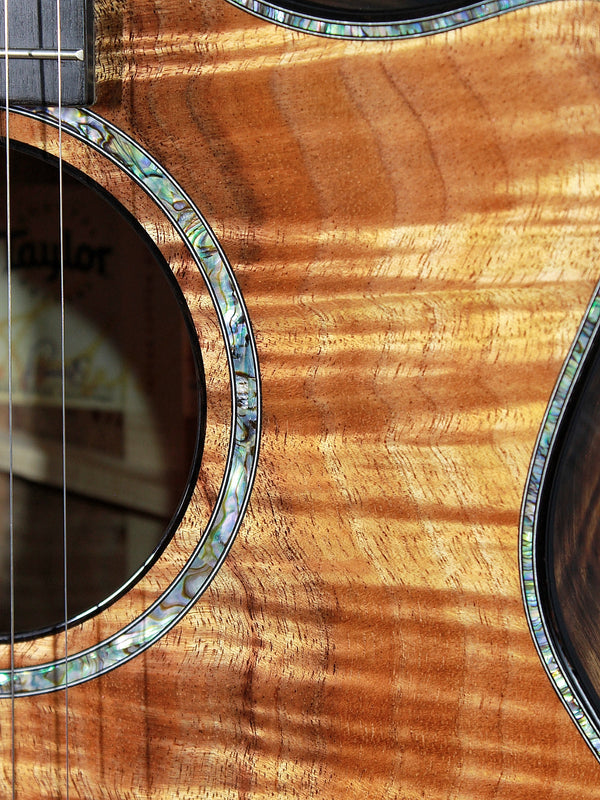 Taylor Custom Grand Auditorium Hand-Selected Premium Grade Koa Acoustic Guitar