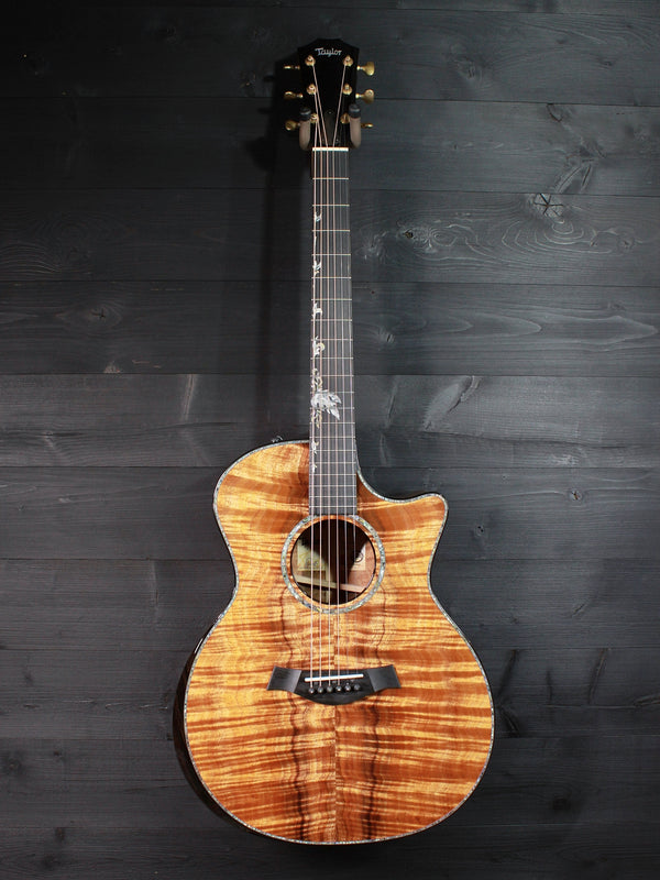 Taylor Custom Grand Auditorium Hand-Selected Premium Grade Koa Acoustic Guitar