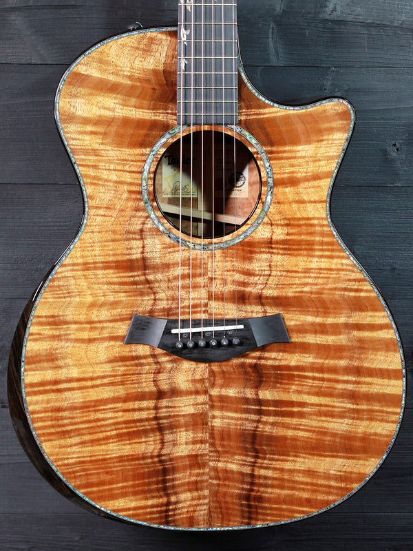Taylor Custom Grand Auditorium Hand-Selected Premium Grade Koa Acoustic Guitar