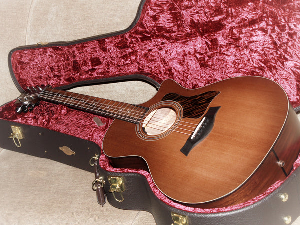 Taylor Custom Select 314ce Torrified Spruce - Wild Honeyburst Acoustic-Electric Guitar