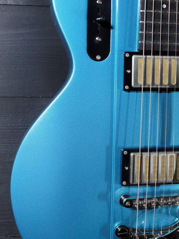 Eastman Juliet LA Electric Guitar – Lightweight Offset | Premium Tone & Style - Celestine Blue