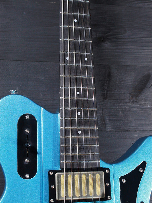 Eastman Juliet LA Electric Guitar – Lightweight Offset | Premium Tone & Style - Celestine Blue