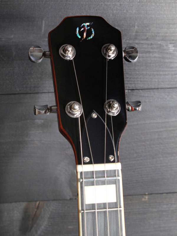 Flight Centurion Vintage Gold Tenor Electric Ukulele - w/ Soft Case