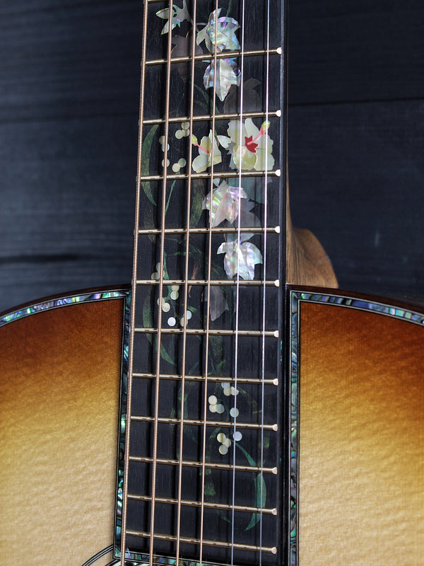 Martin O’ahu K-42 Hibiscus – Limited Edition Toasted Burst Koa Acoustic Guitar