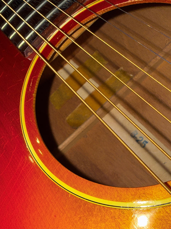 1965 Gibson B-25 Cherry Sunburst – Vintage Small-Body Acoustic Guitar