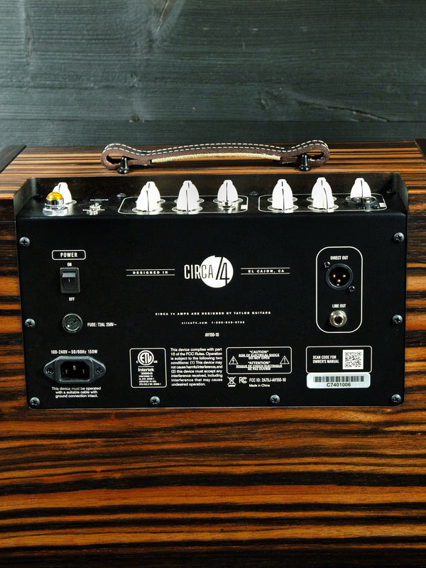 Circa 74 Acoustic Amp by Taylor Limited Edition Ebony Cabinet