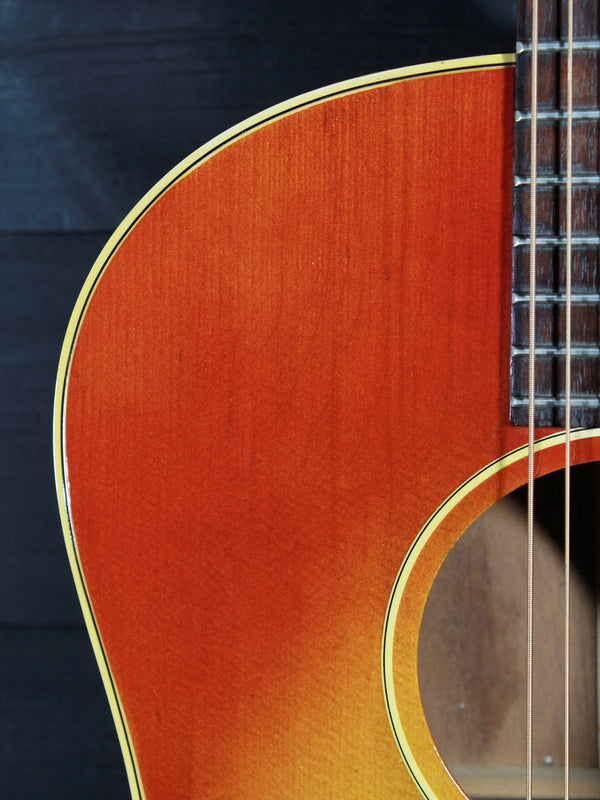 1965 Gibson B-25 Cherry Sunburst – Vintage Small-Body Acoustic Guitar