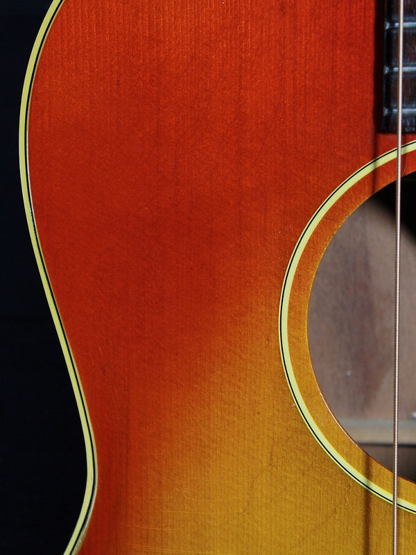 1965 Gibson B-25 Cherry Sunburst – Vintage Small-Body Acoustic Guitar