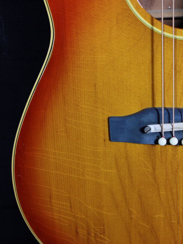 1965 Gibson B-25 Cherry Sunburst – Vintage Small-Body Acoustic Guitar
