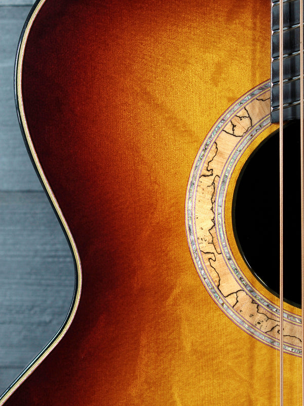Pre-Owned Greenfield G4-DA Fanfret Multi-Scale Acoustic Guitar c.2005 Sunburst