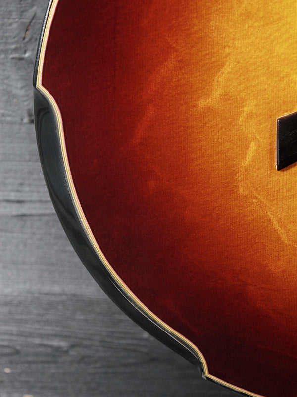 Pre-Owned Greenfield G4-DA Fanfret Multi-Scale Acoustic Guitar c.2005 Sunburst
