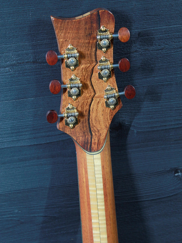 Pre-Owned Greenfield G4-DA Fanfret Multi-Scale Acoustic Guitar c.2005 Sunburst
