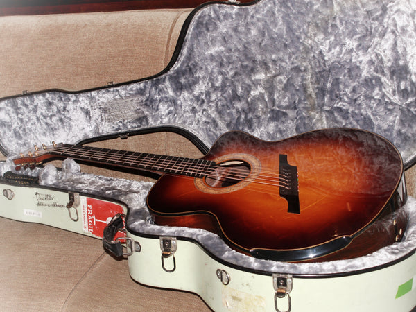 Pre-Owned Greenfield G4-DA Fanfret Multi-Scale Acoustic Guitar c.2005 Sunburst