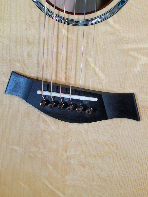 Taylor Custom Maple Grand Auditorium Acoustic-Electric Guitar Antique Blond w/ Koa Trim