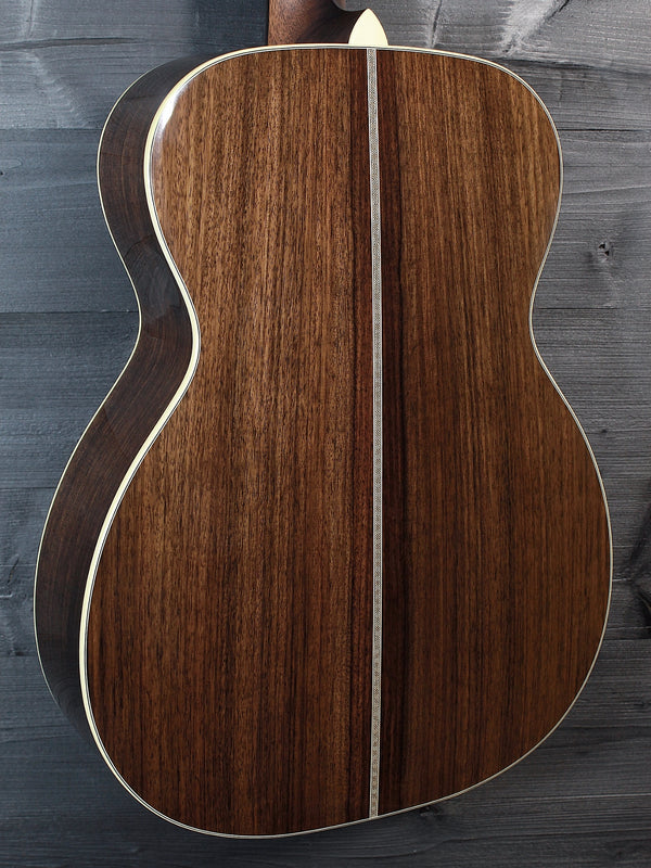 Bourgeois Touchstone OM Vintage TS Indian Rosewood back Glamour shot