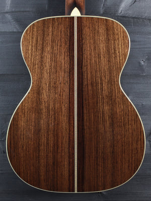 Bourgeois Touchstone OM Vintage TS acoustic guitar back view