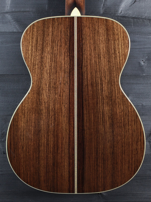 Bourgeois Touchstone OM Vintage TS acoustic guitar back view
