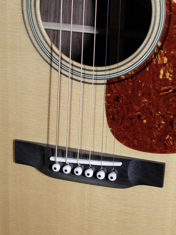 Bourgeois Touchstone OM Vintage TS solid Sitka Spruce top with bridge and saddle