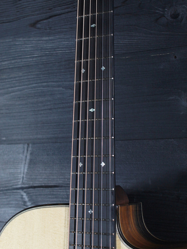 Bourgeois Soloist OMC boutique acoustic guitar available at Tobias Music Ebony fretboard 