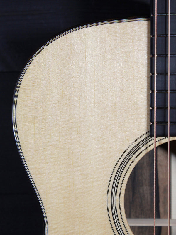 Dana Bourgeois Touchstone Series guitar with hand-voiced Lutz spruce top upper bout