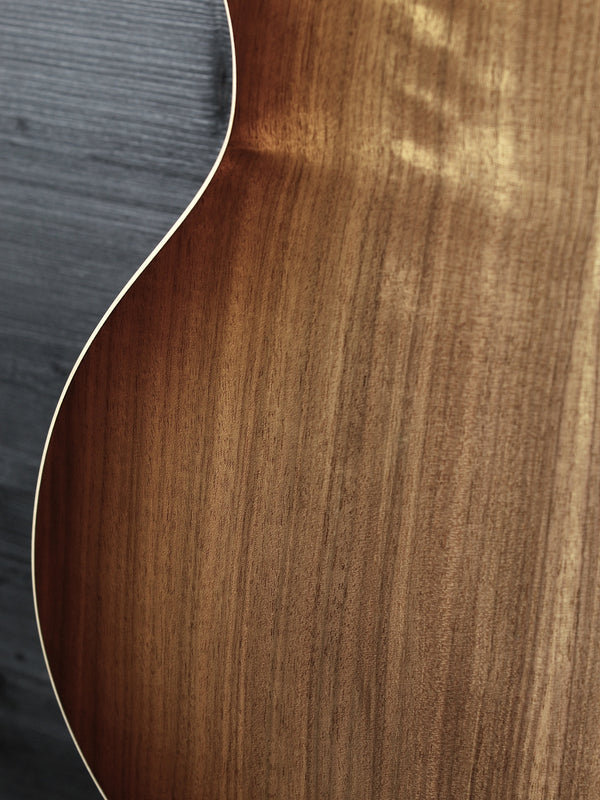 Pre-Owned Taylor Custom Grand Auditorium Figured Walnut Acoustic-Electric Guitar | Shaded Edgeburst | ES2 Electronics