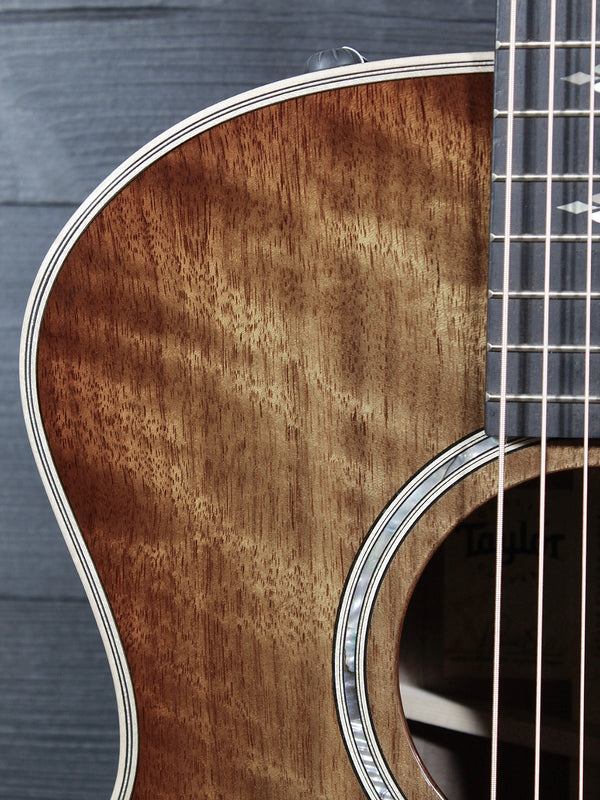 Pre-Owned Taylor Custom Grand Auditorium Figured Walnut Acoustic-Electric Guitar | Shaded Edgeburst | ES2 Electronics