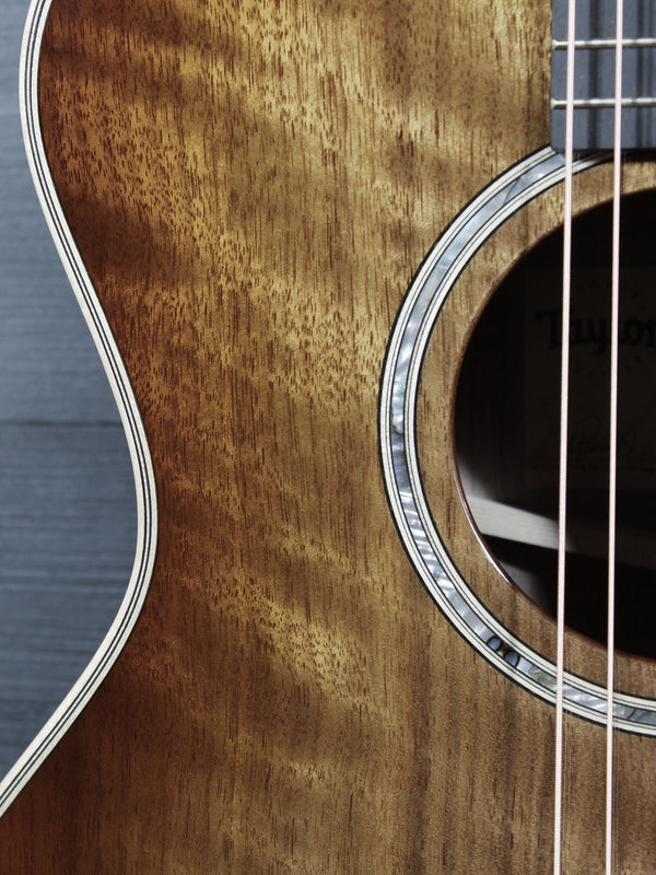 Pre-Owned Taylor Custom Grand Auditorium Figured Walnut Acoustic-Electric Guitar | Shaded Edgeburst | ES2 Electronics