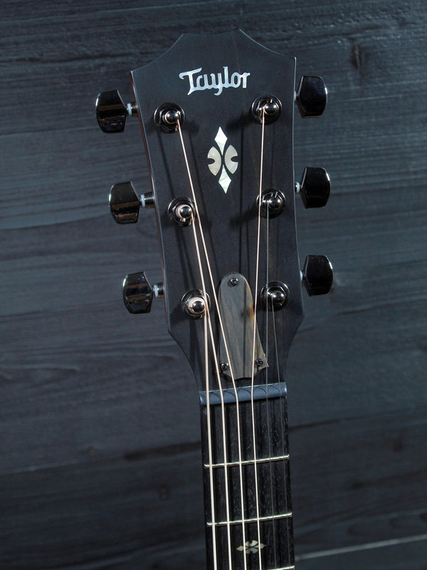 Pre-Owned Taylor Custom Grand Auditorium Figured Walnut Acoustic-Electric Guitar | Shaded Edgeburst | ES2 Electronics